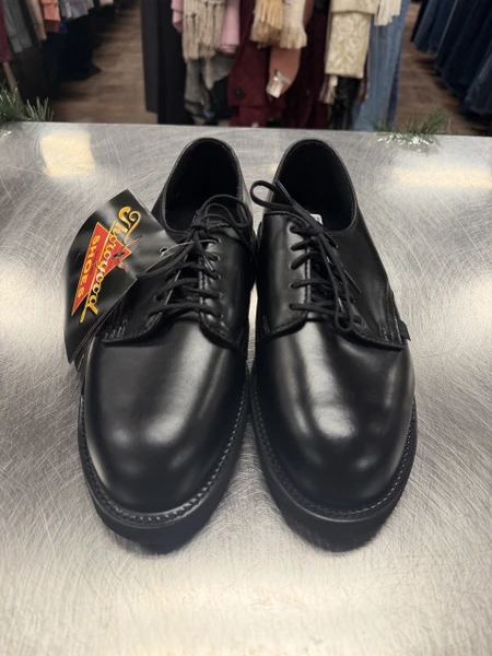 Unbranded Men\'s Black Oxfords UNBRANDED Black Lace Up Faux Patent Leather Round Toe Dress  main image 3