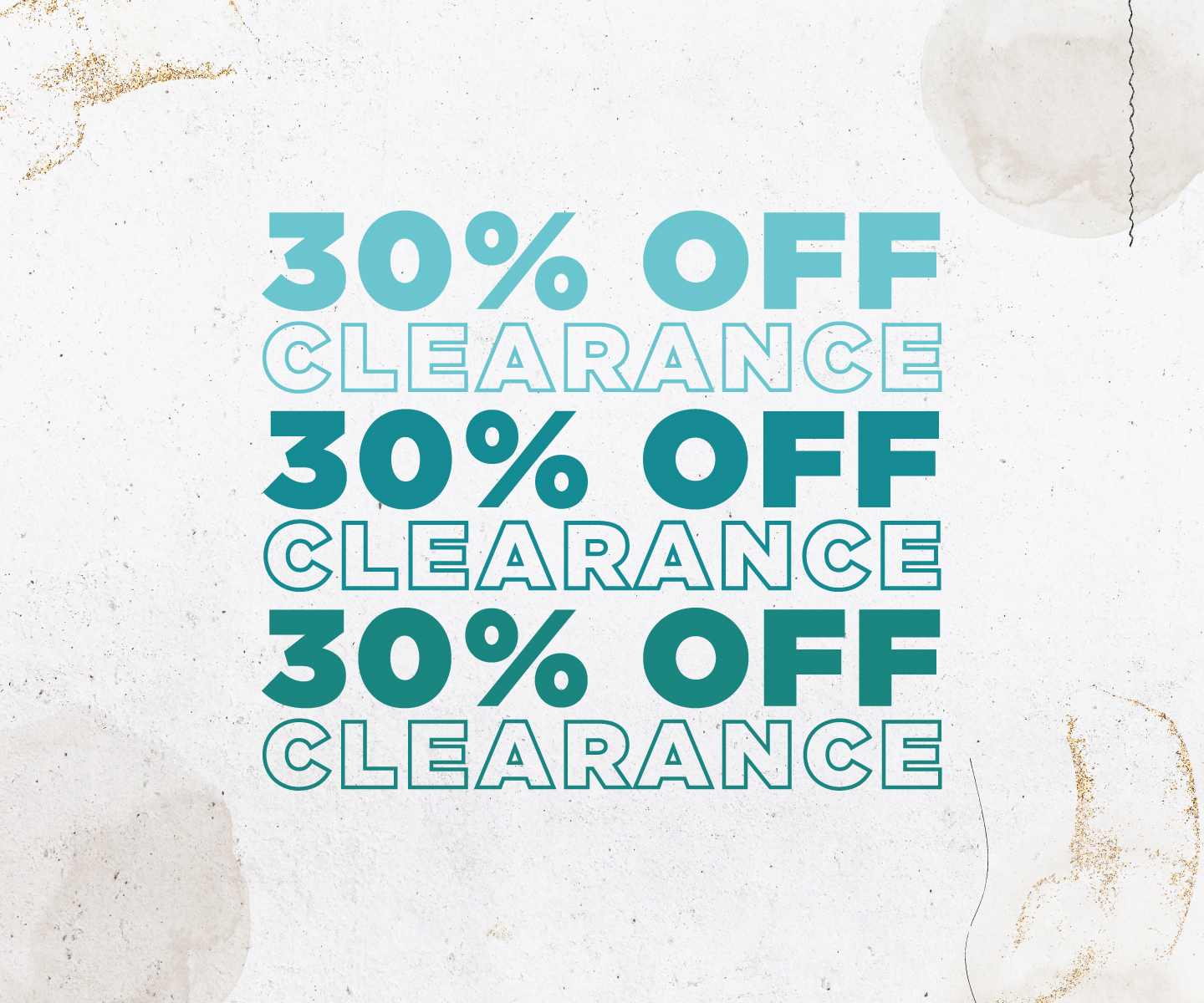 Shop 30% Off Clearance!