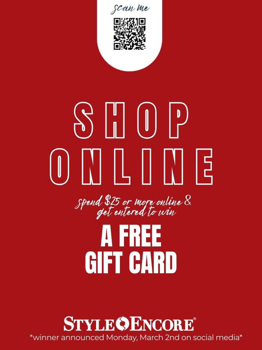 Shop Locally-Owned Business & Get Rewarded! This Month You Will Get Entered To Win A Free Gift Card WHen You Spend $25 Or More In The Online Store! Winner Announced March 2nd On Social Media.