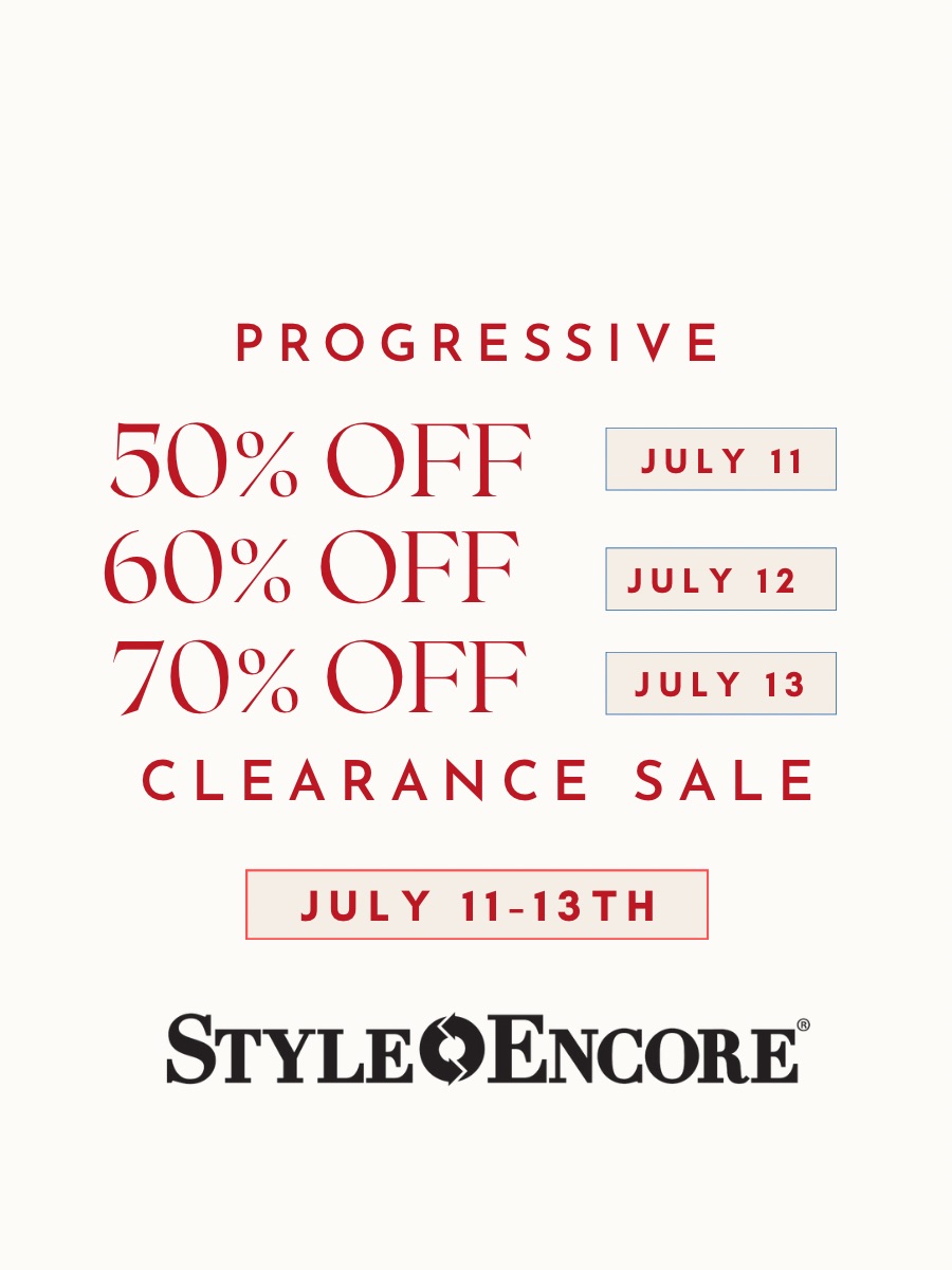 Style Encore’s Clearance Sale is going on now. From Now- April 3rd, save on athletic wear, casual and dressy styles, shoes, accessories and more! Treat yourself at the 30% off clearance sale going on now! #styleencore #clearance #sale #save