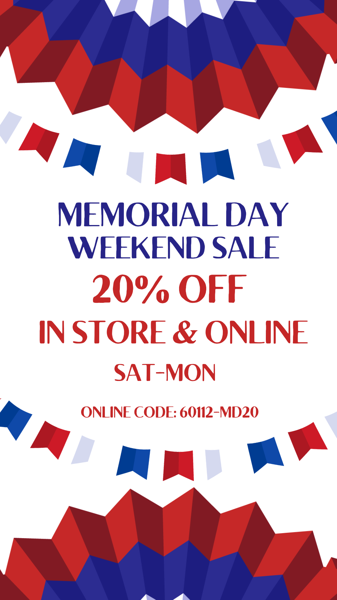 Memorial Day Sale