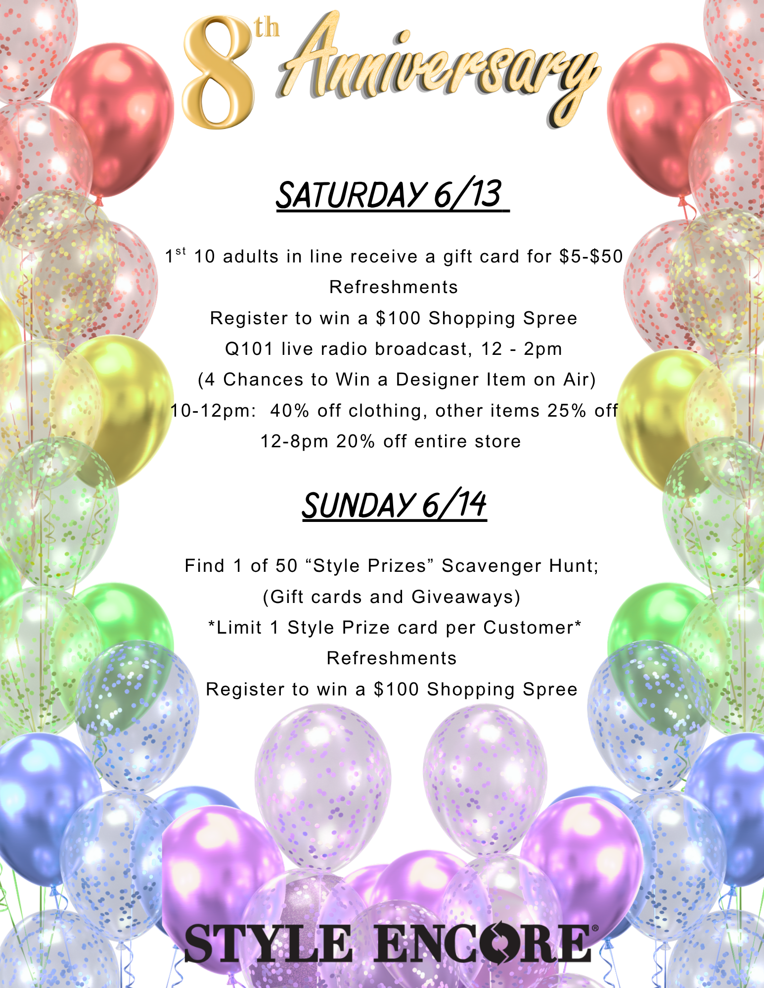 8 year anniversary information photo