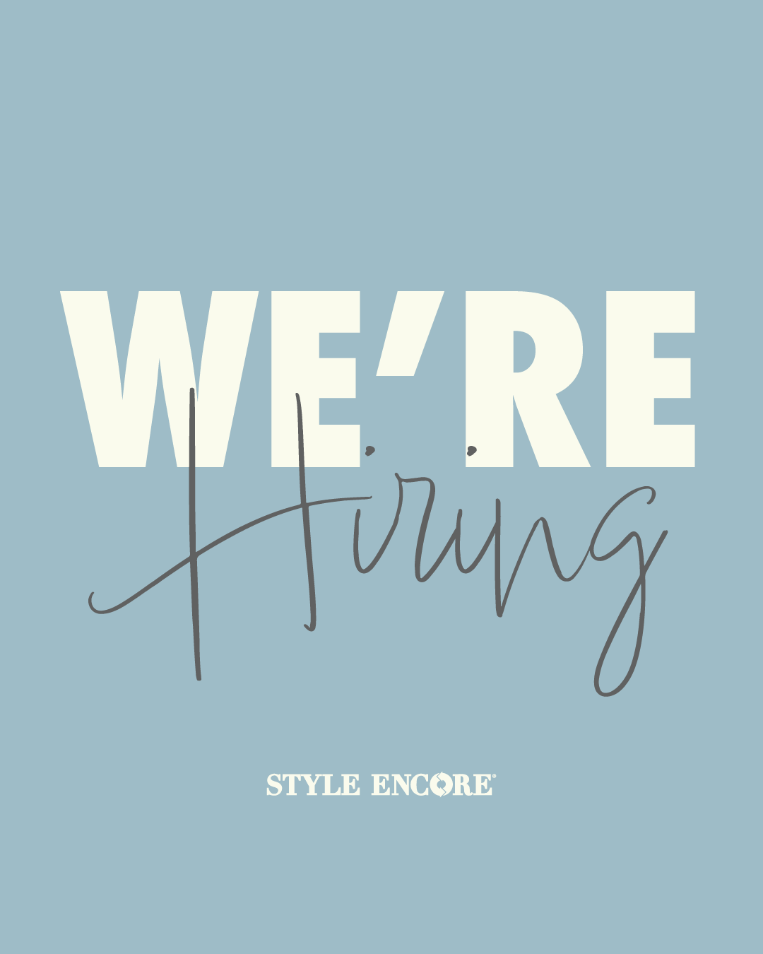 We're Hiring!