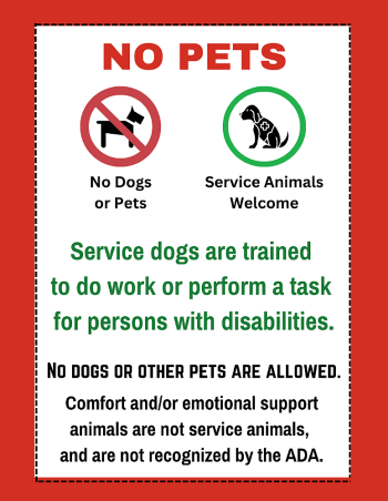 No Pets