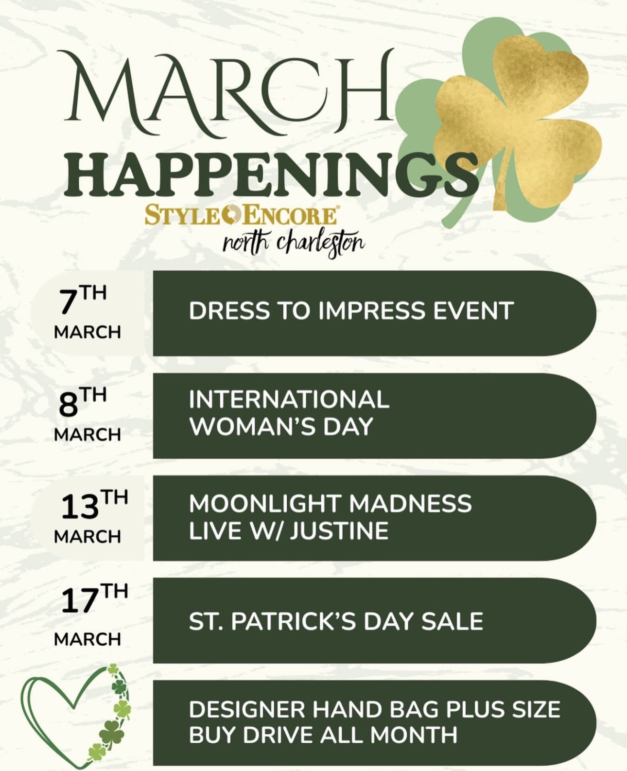 Check out our March events!