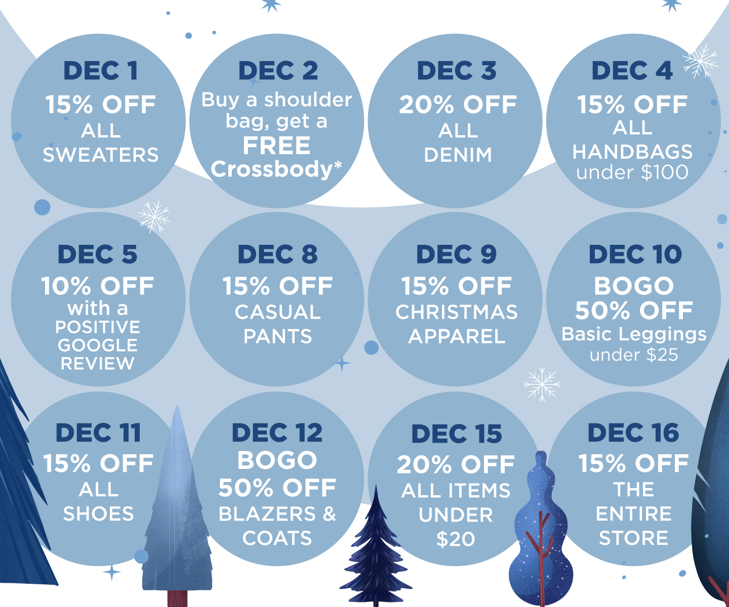 12 Days of Discounts
