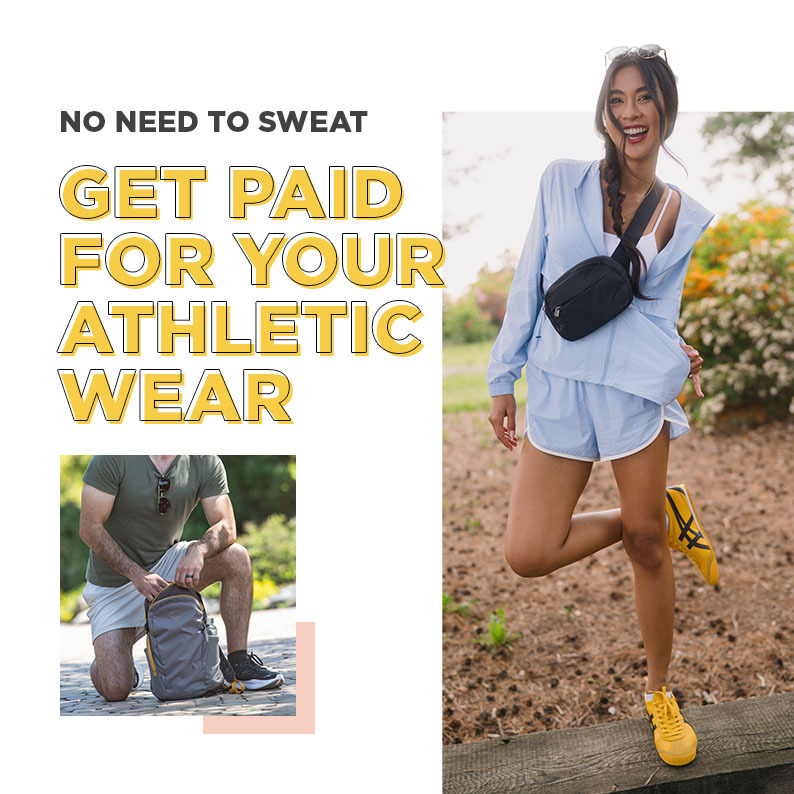 Get paid for your Athletic Wear