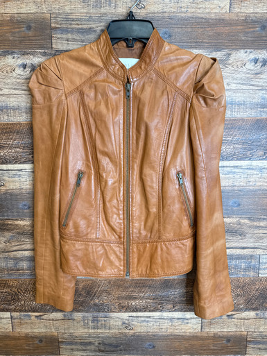 Used Hinge Leather Jacket S-4/6