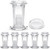 Glass Coplin Staining Jar with Lid, each