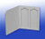 2-place Cardboard Slide Mailer, 10 pcs/pack