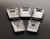 Stainless Steel Embedding Base Molds 37x24x5mm, 12 pcs/pack