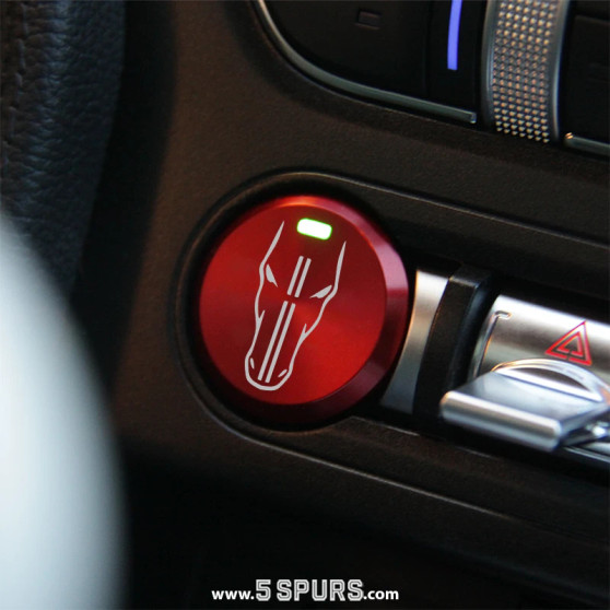 2018-2023 Ford Mustang: Metal Start Button