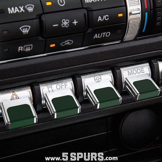 2015-2023 Ford Mustang: 5SPURS Toggle Switch Covers