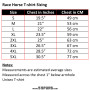 Sizing of Race Horse Tshirt by 5 SPURS