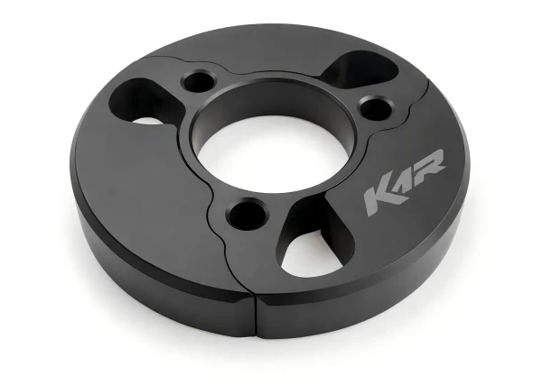K1R Racing Products aftermarket clutch hub for Rotax Max 125 Evo engines, part number RCLKM007