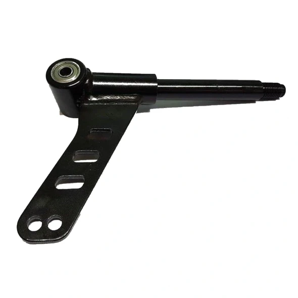 Kartech KSA87 17mm right hand stub axle with 8mm kingpin bearings and black finish for Arrow X7 Cadet kart