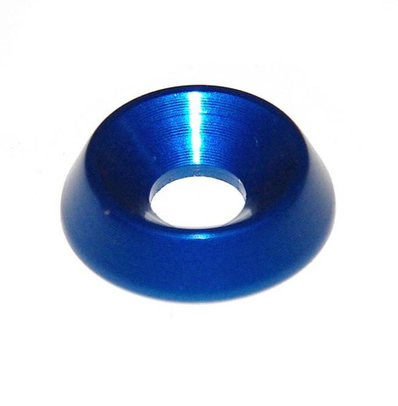 K1R M6 x 14mm blue countersunk washer pack of 6 for kart hardware