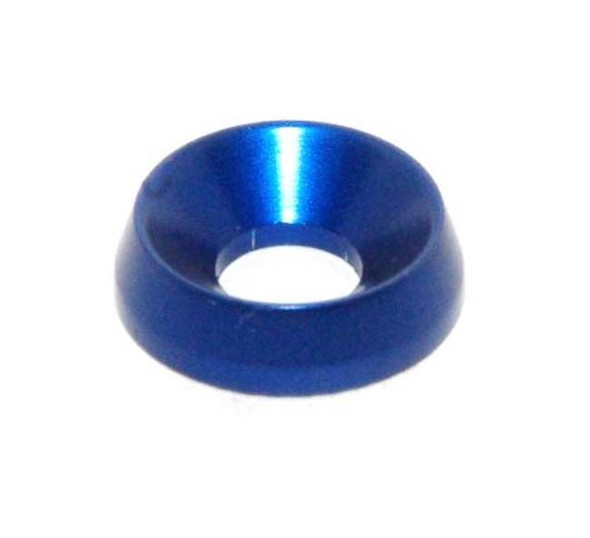 K1R M8 x 18mm blue countersunk washer pack of 6 for kart hardware