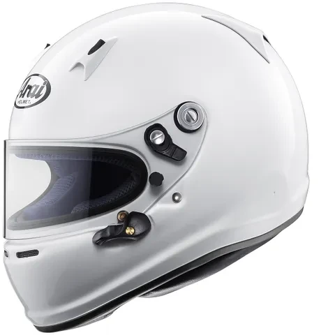 Arai SK-6 kart helmet in adult extra large (XL) size supplied with a clear visor.