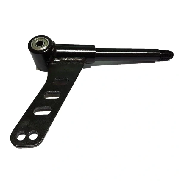 Kartech KSA87 17mm right hand stub axle with 8mm kingpin bearings and black finish for Arrow X7 Cadet kart