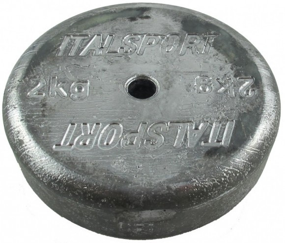 Italsport 2kg lead weight