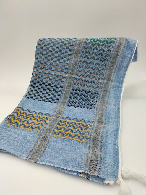 Light Blue Combat Kufiya by Hirbawi®