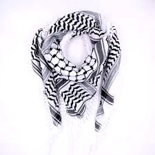 Nablus Kufiya (Black & White )