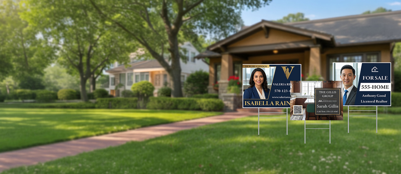 Real Estate Yard Signs
