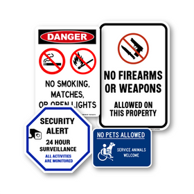 Security & Property Signs