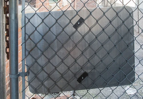 Chain Link Fence & Sign Post Mounting Clips - Pair (Part#: FENCECLIPS)