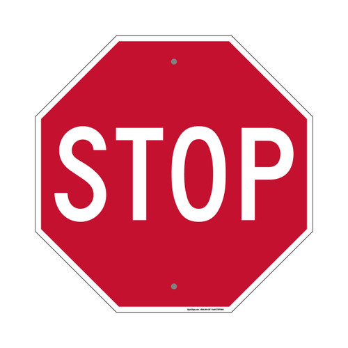 Stop" Sign (Part#: STOP1000)