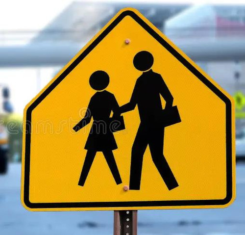 State Law Yield to Pedestrians within Crosswalk Sign, MUTCD Compliant