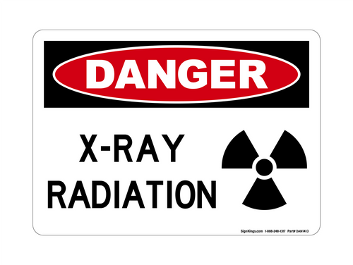 X-Ray Radiation (Radiation Symbol), Danger Sign