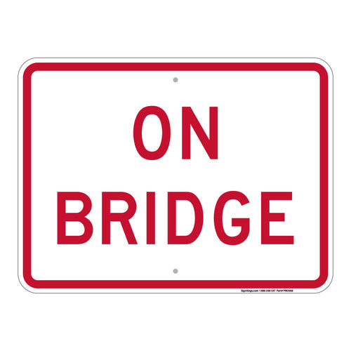 On Bridge, Parking Sign