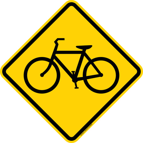 Bicycle, Warning Sign