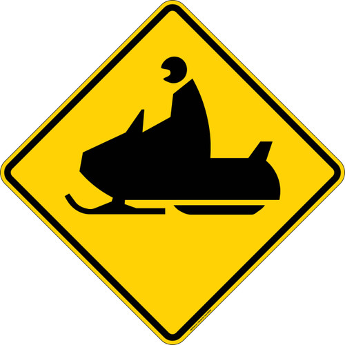 Snowmobile, Warning Sign