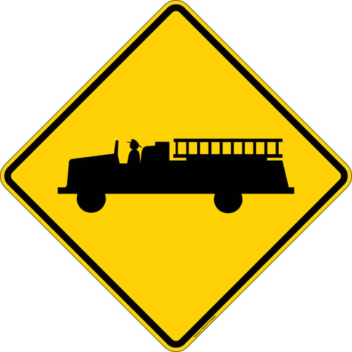 Emergency Vehicle, Warning Sign