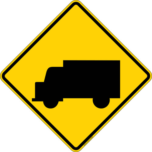 Truck, Warning Sign