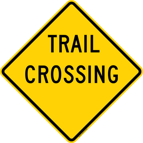 Trail Crossing, Warning Sign