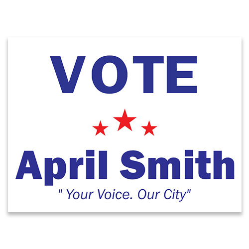 Custom Vote Yard Sign, Political Sign