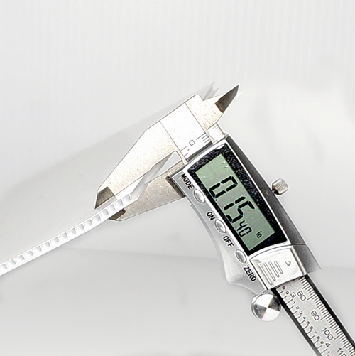 Thickness of Coroplast sign base.