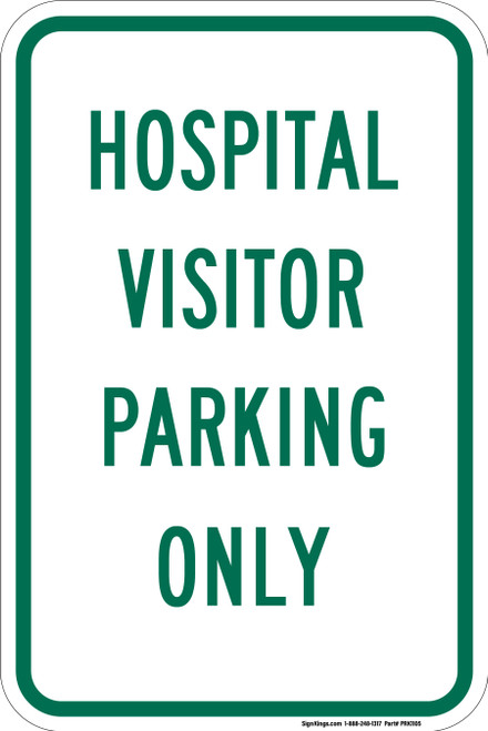 Hospital Patient Parking Only, Parking Sign