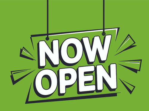 Now Open, Yard Sign (Part#: YRD1023)