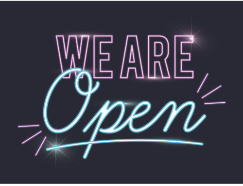We Are Open, Yard Sign (Part#: YRD1024)