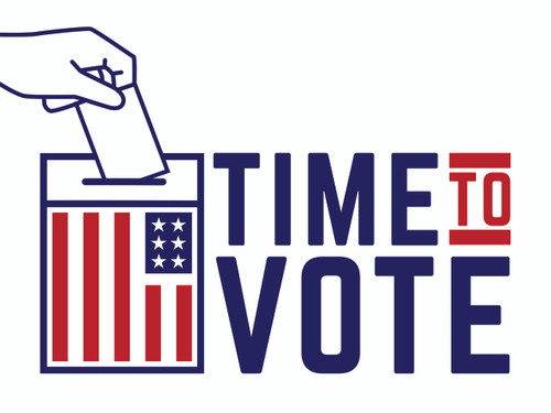 Time To Vote, Yard Sign 24"x18"