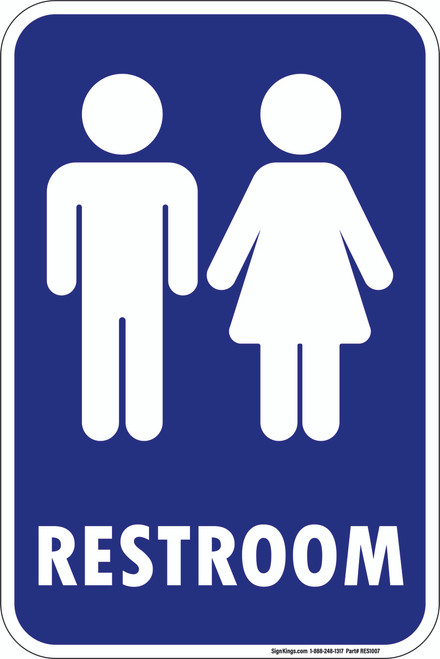 All Gender, Bathroom Sign