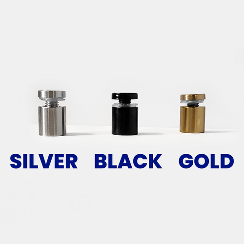 Hardware Color choices: Silver, Black, Gold.