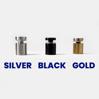 Hardware Color choices: Silver, Black, Gold.