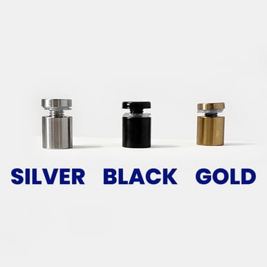 Hardware Color choices: Silver, Black, Gold.