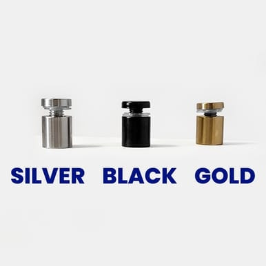 Hardware Color choices: Silver, Black, Gold.